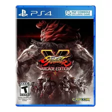 Street Fighter V Arcade Edition Capcom Ps4 Físico