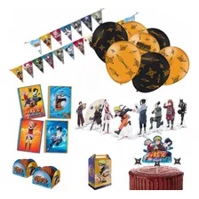 Festa Naruto Kit Decoração Aniversário E Mesversario Geek