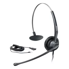 Headset Yealink Yhs33 Microfono Rj9 Callcenter 