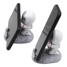 Soporte Holder Base De Escritorio Para Celular De Astronauta