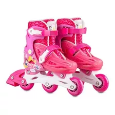 Patins Inline Ajustável Disney 35-38 Princesas Multilaser