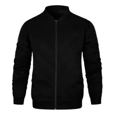 Jaqueta Corta Vento Masculina Casual Bomber Blusa Zíper