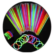 100 Pulseras Luminosas Cyalume Neon Varios Colores Brillante