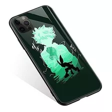 Funda Compatible Con iPhone 13 Pro Max Diseño De Anime Verde