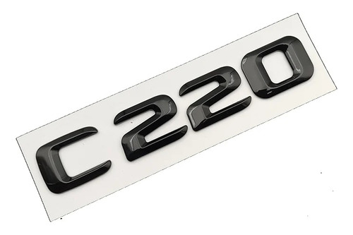 Letras 3d Para El Logotipo Del Maletero Mercedes-benz C200 W Foto 9