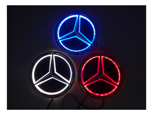 Led Emblema Frontal Aplicado 19-21 Mercedes Benz C A Cla Foto 5