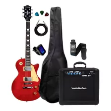 Kit Guitarra Strinberg Lps230 Vermelha +capa Cubo Acessórios