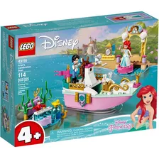 Brinquedo Montar Disney Princess Barco Cerimônia Ariel Lego Quantidade De Peças 114