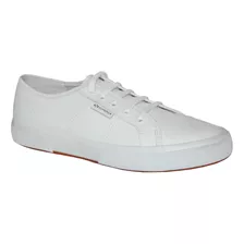 Zapatillas Hombre Superga Nappaleau Cuero Original Blanco