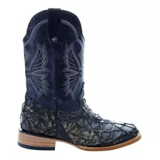 Bota Vaquera Bulldog Pescado Pirarucú Horsag Piel 100%origin