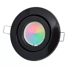 Spot Embutir Circular + Dicroica Rgb Colores Led 7w Pack X4