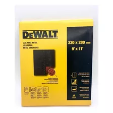 Pack 25 Lijas Metal Dewalt Oxido Aluminio Prepicada G100