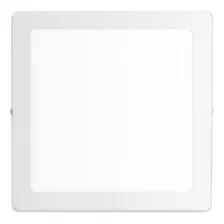 Panel Plafon Cuadrado 18w Macroled Pc18 Aplicar Blanco Frio