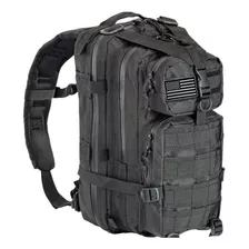 Mochila Preta Militar Tática Tamanho Ideal Masculina Feminina Impermeável 40 Litros Patch Usa Preto