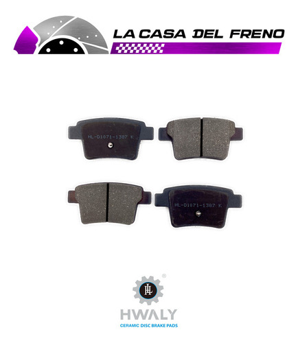 Pastilla De Freno Trasera Ford Mondeo Iii 2.0 2001-2007 Foto 2