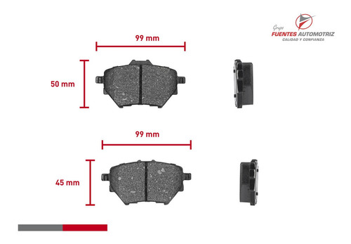 Kit Balatas Semimetalica Trasera Peugeot Partner 2020 2021 Foto 4