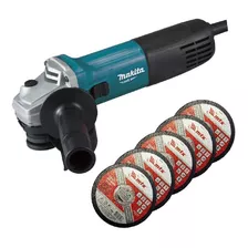 Esmerilhadeira Angular 4.1/2 850 Watts M9510b Makita Kit