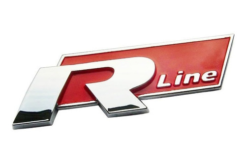 Logo Emblema R Rline Negro Volkwagen Racing Line Sport Vw  Foto 4