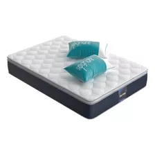 Colchón Matrimonial Ultra Foam Ortopédico Antibacterial + 2 Almohadas Sognare