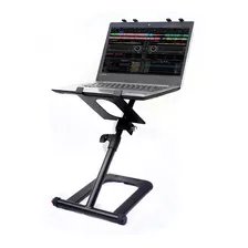 Soporte Para Laptop Solido Negro Mate Acero Ligero Portatil 