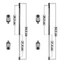 Par Amortiguadores Delanteros Gas Oespectrum Envoy 02-09