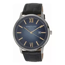 Reloj Kenneth Cole Kcwgb2123001 Para Caballero Color Azul,