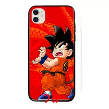 Funda Para iPhone 11 Dragonball Z Y Goku Niño 6.1 Pulgadas