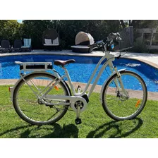 Bicicleta Eléctrica Urbana Elops 920e Blanca