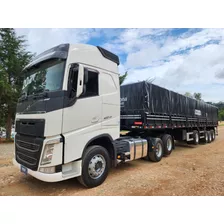 Volvo Fh 460 6x2 2020 + Graneleira Truckvan 2024 0km C/pneus