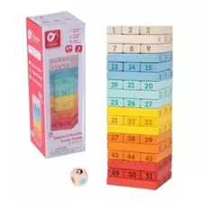 Jenga Torre Colores Madera Original Classic World