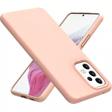 Funda Para Samsung Galaxy A53 5g De Silicona Rosa