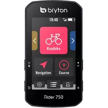 Ciclocomputador Bryton Rider 750e, Mapas Y Navegación, Touch