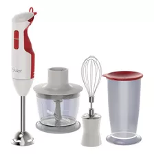 Oster Mixer 3 Em 1 Delight Branco E Vermelho - 127v