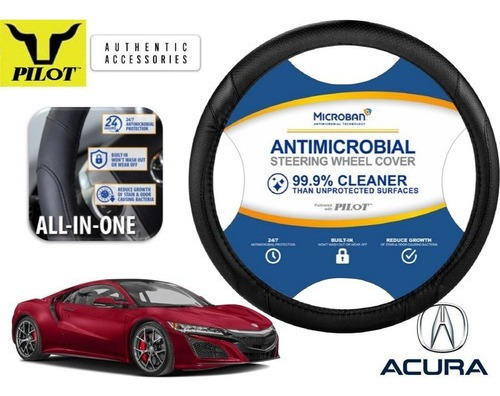 Funda Cubrevolante Negro Antimicrobial Acura Nsx 2022 Foto 4