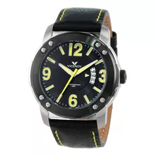 Reloj Hombre Viceroy 46503-25 Cuarzo Pulso Negro En Cuero