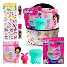 Kit Estojo Maquiagem Infantil Maleta Completa