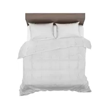 Acolchado Plumon Cubre Cama 2 Plazas Blanco