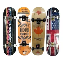 Tabla Skate Patineta Profesional 100% Pino Canadiense Diseño