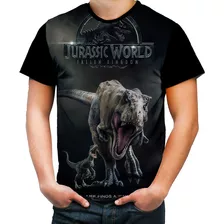 Camiseta Camisa Personalizada Jurassic Word Dinossauros 3
