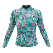 Camisa Ciclismo Feminina Marcio May Manga Longa Funny Ride