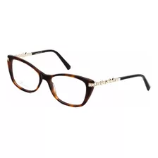 Gafas Swarovski Sk5343 052 Para Mujer Dark Havana Cat-eye