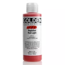 Color Liquido Acrilico Golden, Otro, Rojo (naftol Red Ligh