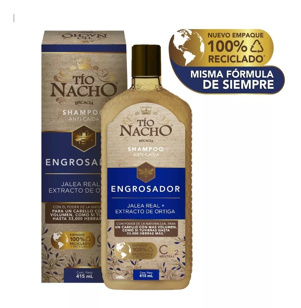 Tio Nacho Shampoo Engrosador 415 Ml - mL a $65