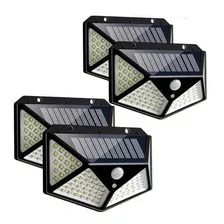 Lampara Solar Led 1200 Lumens Exterior Sensor Movimiento X4