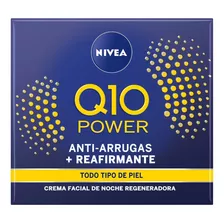 Nivea Crema Facial Antiarrugas Noche Q-10 Power 50 Ml