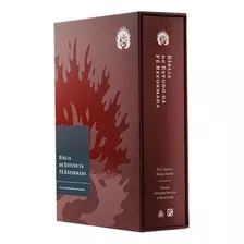 Bíblia De Estudo Fé Reformada + Estojo Capa Dura | Rc Sproul | Vermelha