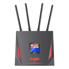 Kuwfi Router 4g Con Ranura Para Tarjeta Sim, Enrutador 0.14.