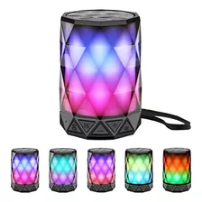 Altavoces Bluetooth Portatiles Led Con Luces, Luz Nocturna