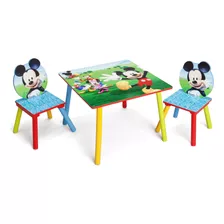 Juego De Mesa Mickey Con 2 Sillas