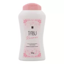 Talco Desodorante Perfumado Romance Tabu Frasco 100g